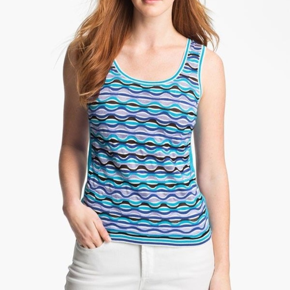 'Wavy Stripe' Tank